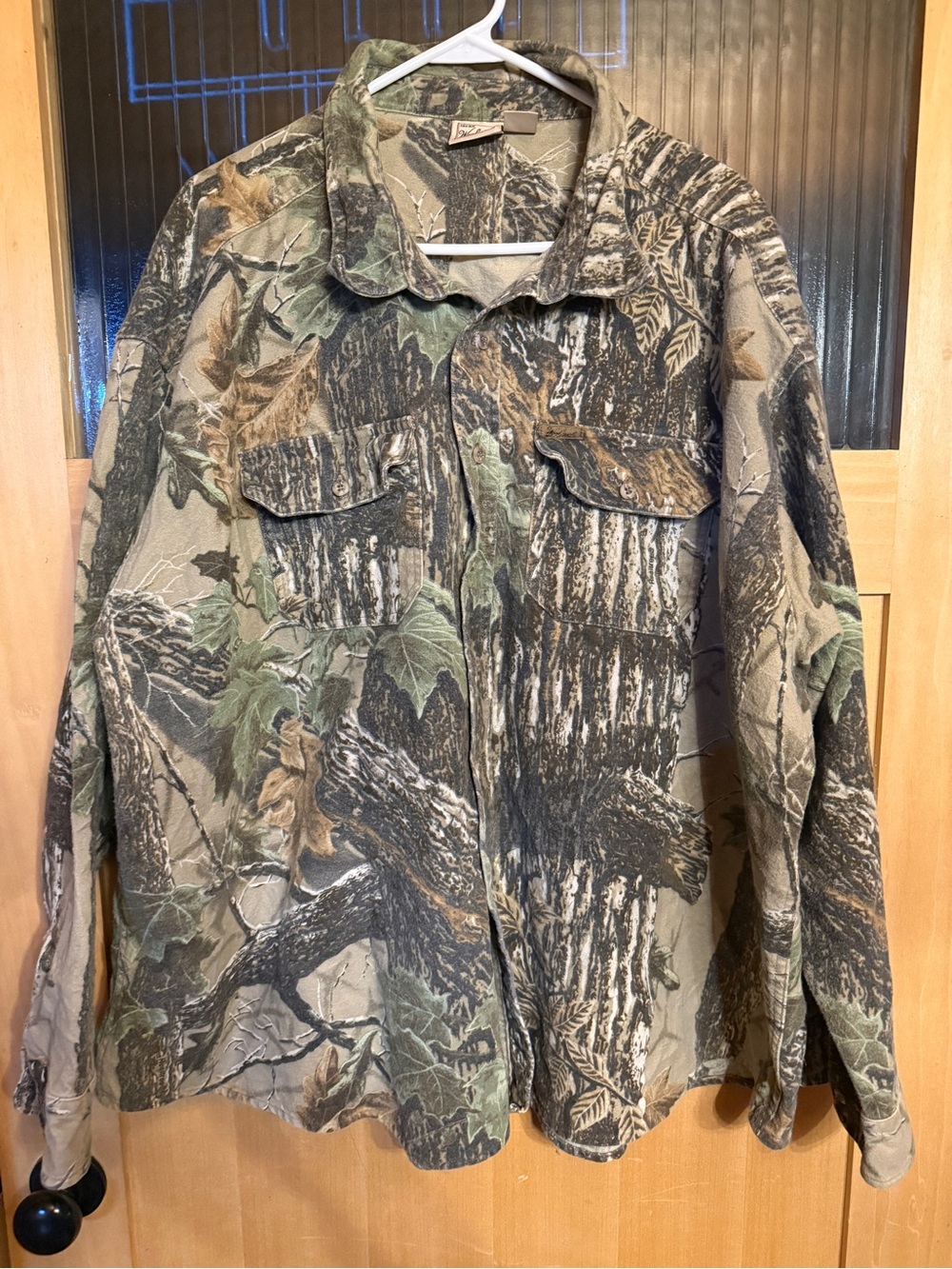 Vintage Woolrich Camo Button-up Shirt  4XL 💯 Cotton
